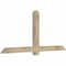 Ekena Millwork Eugene Rough Sawn Timber Gable Bracket, Douglas Fir, 72"W x 33"H x 4"D x 4"F, 11/12 Pitch GBW072X33X0404EUG00RDF - alternate 3
